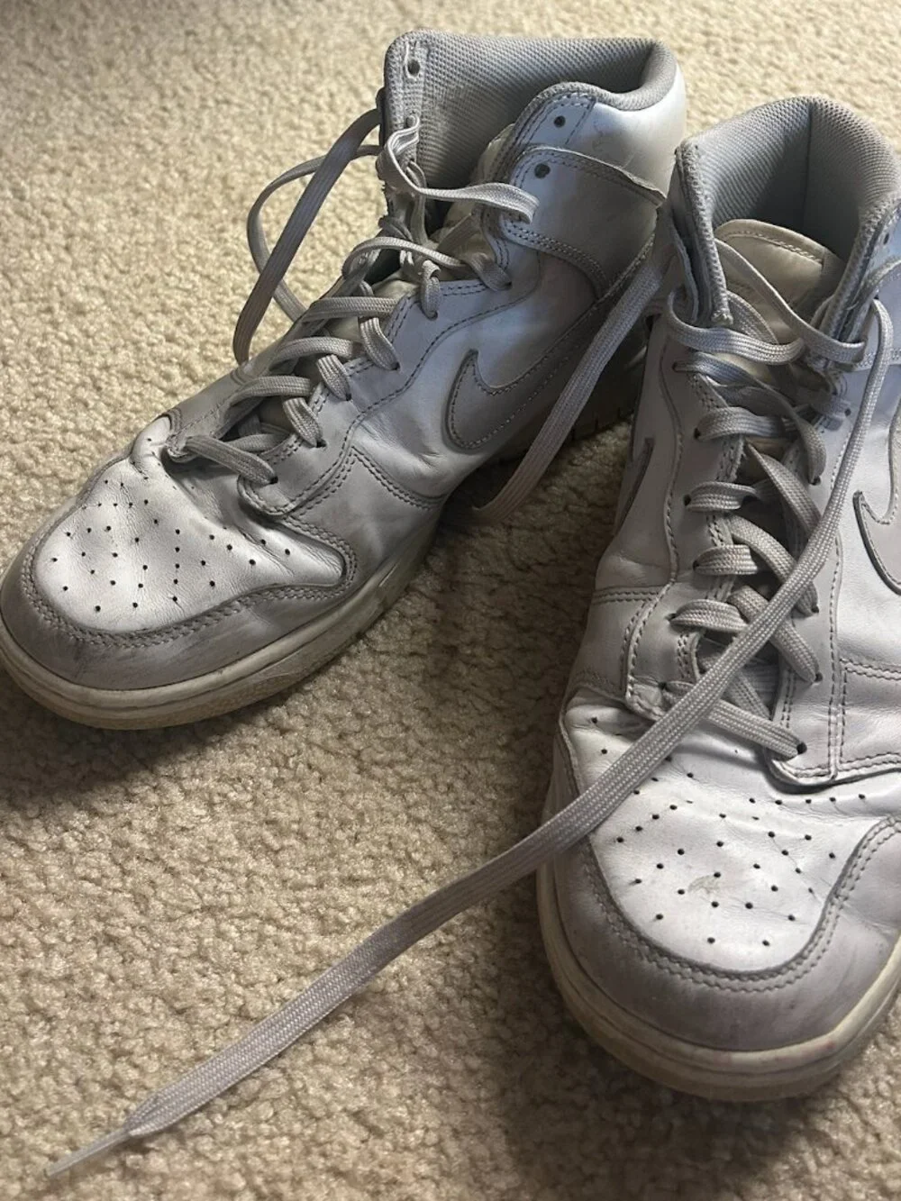 Nike Dunk High Retro White Vast Grey